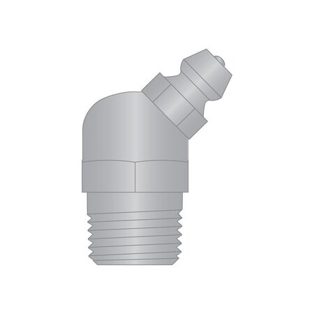 Heritage Industrial Grease Fitting, 1/8"-27PTF 45D SS PV H1689S